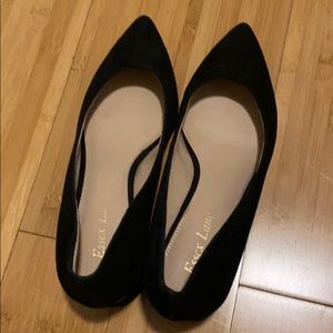 Essex Lane Suede Black Block Heels